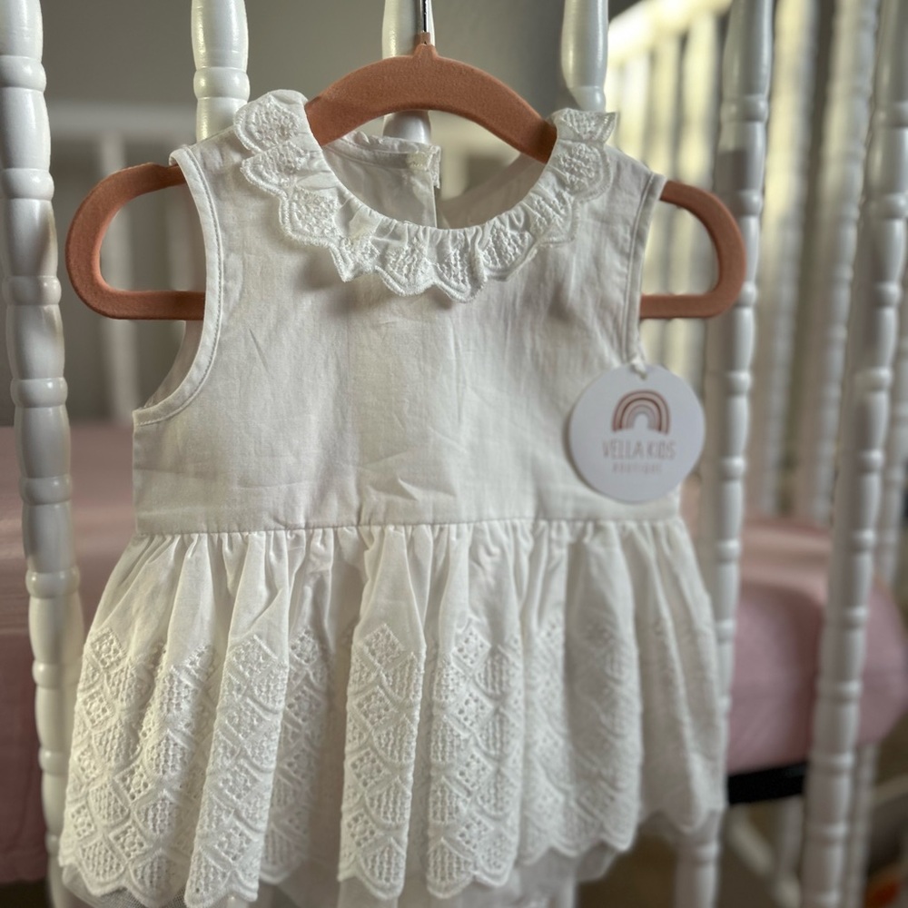 Noralee White Georgia Dress